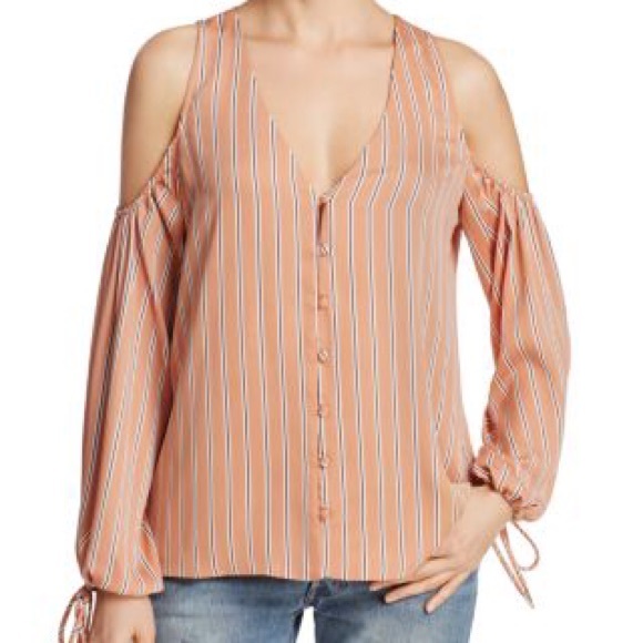 L’ Academic Cold Shoulder Sexy long Sleeve Top M - Picture 5 of 6